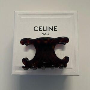 Celine Large Hair Claw in Acetate